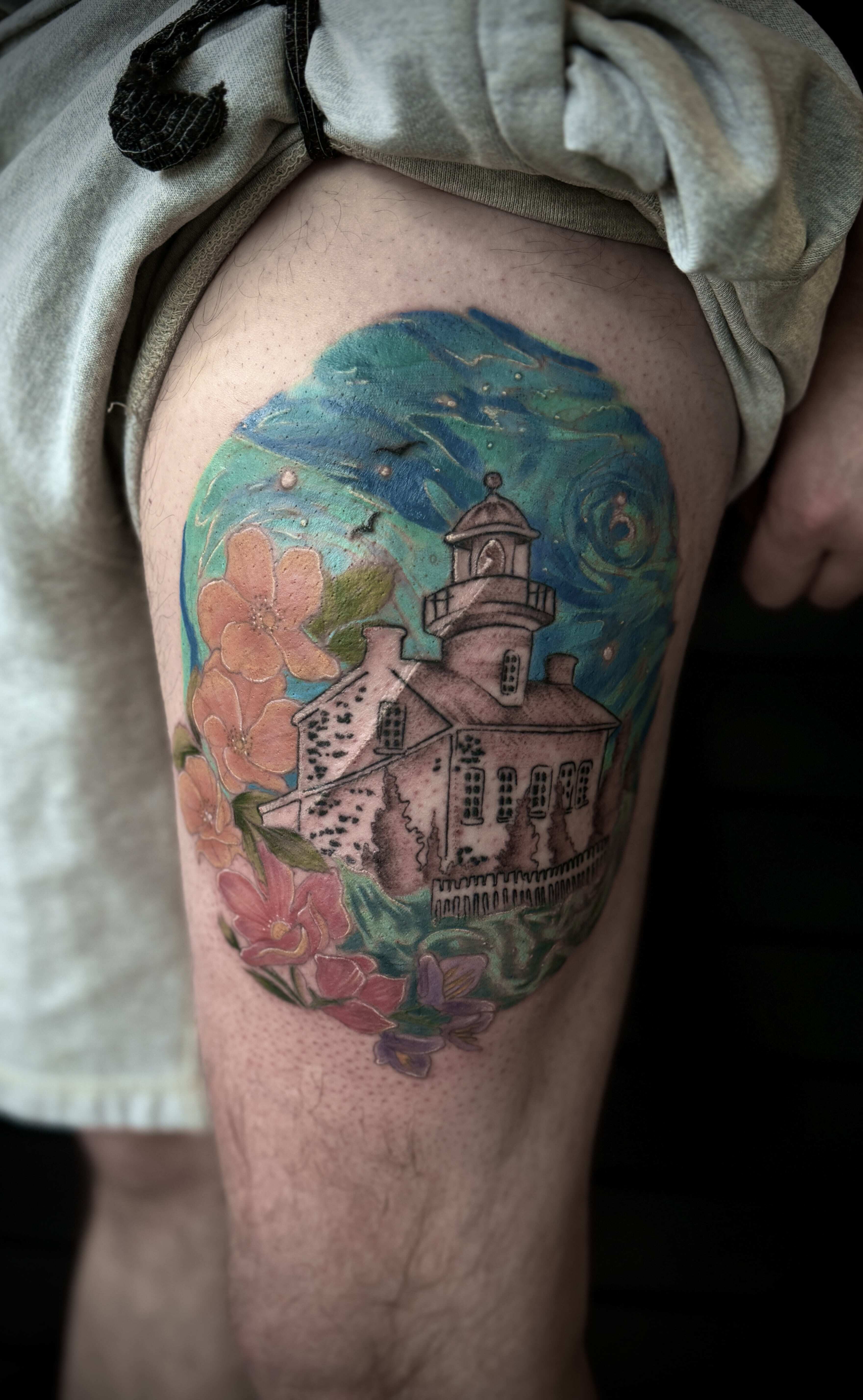 Lighthouse tattoo
