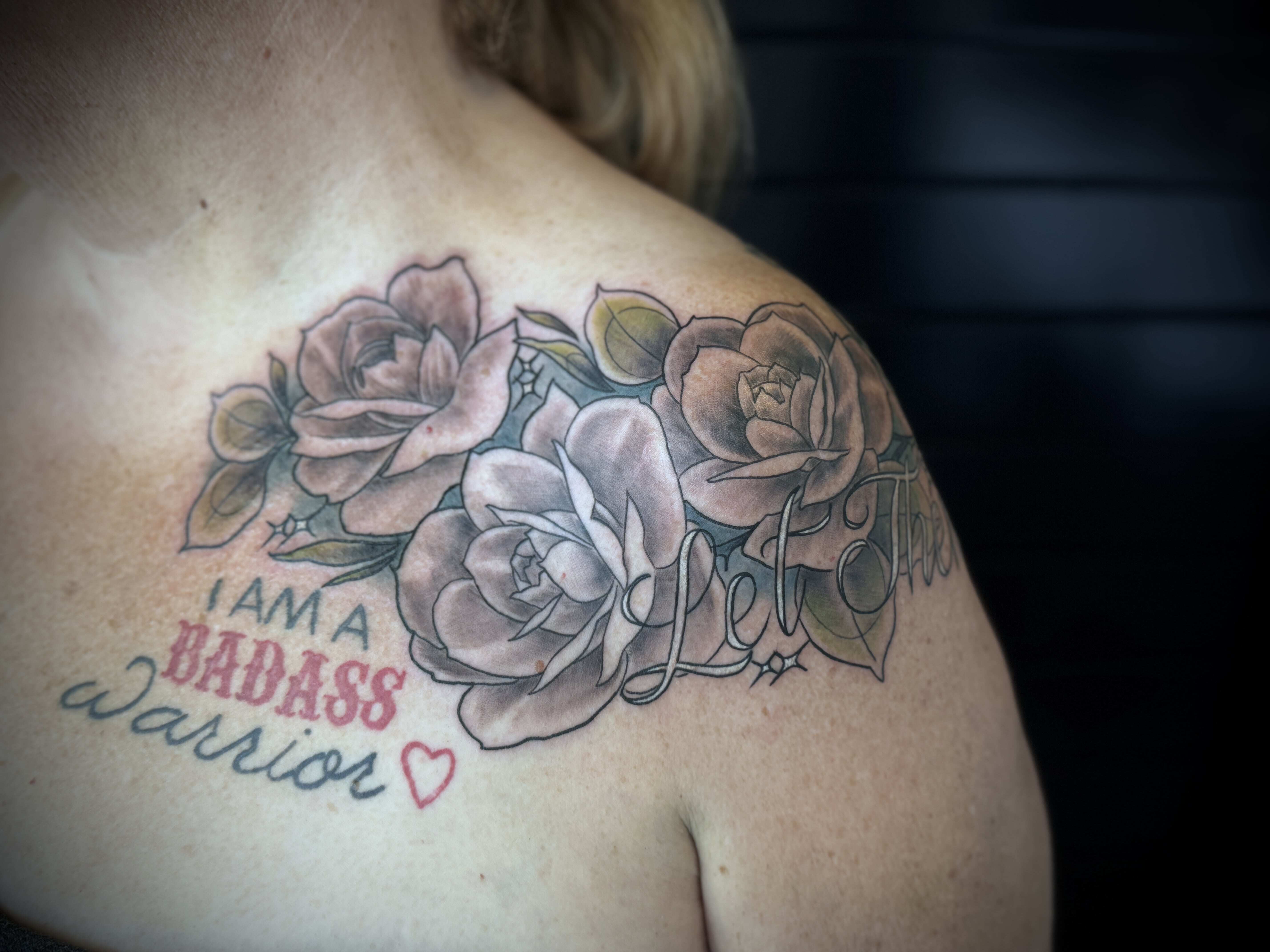 Roses Warrior Tattoo