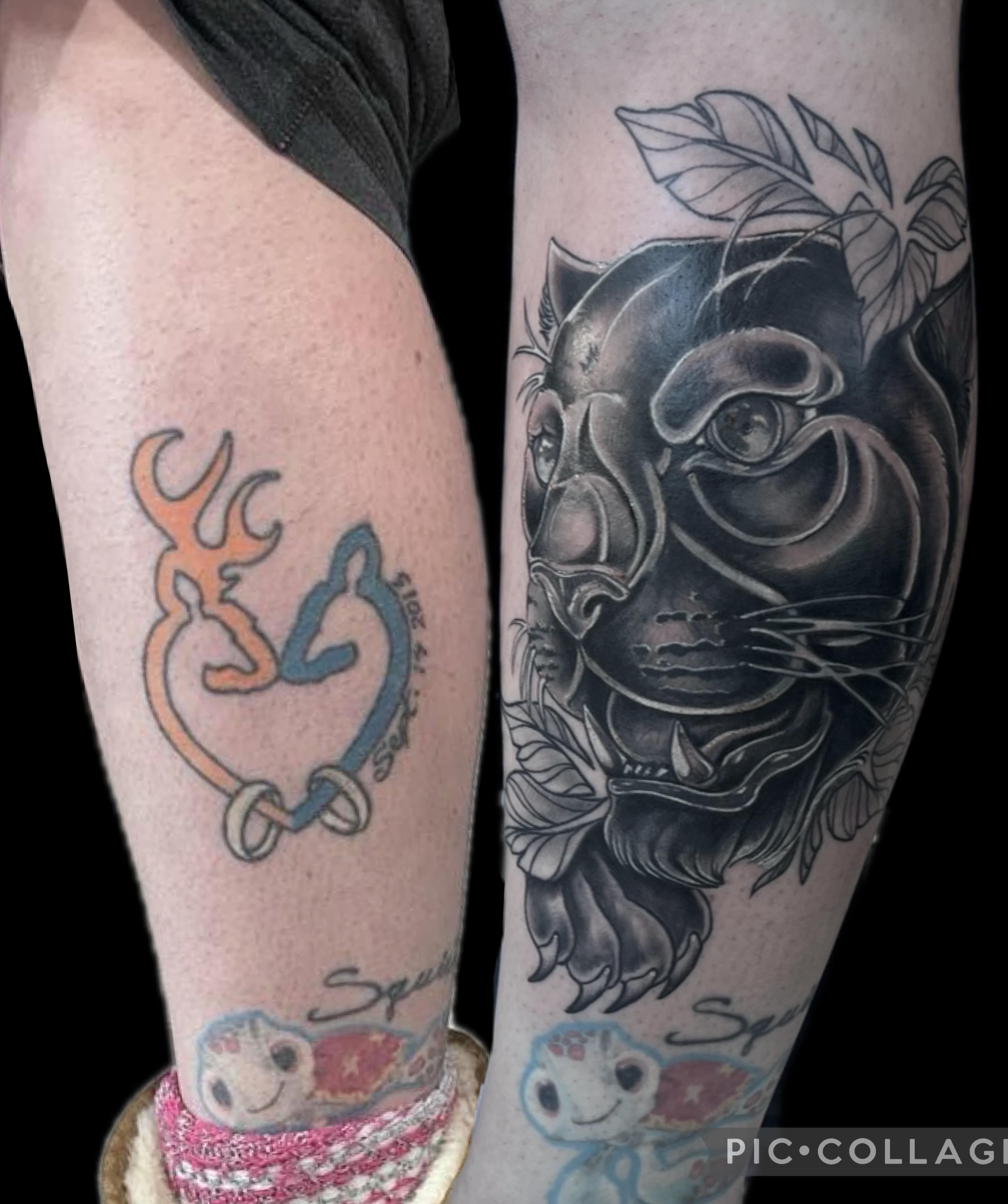 Black Panther Coverup Tattoo