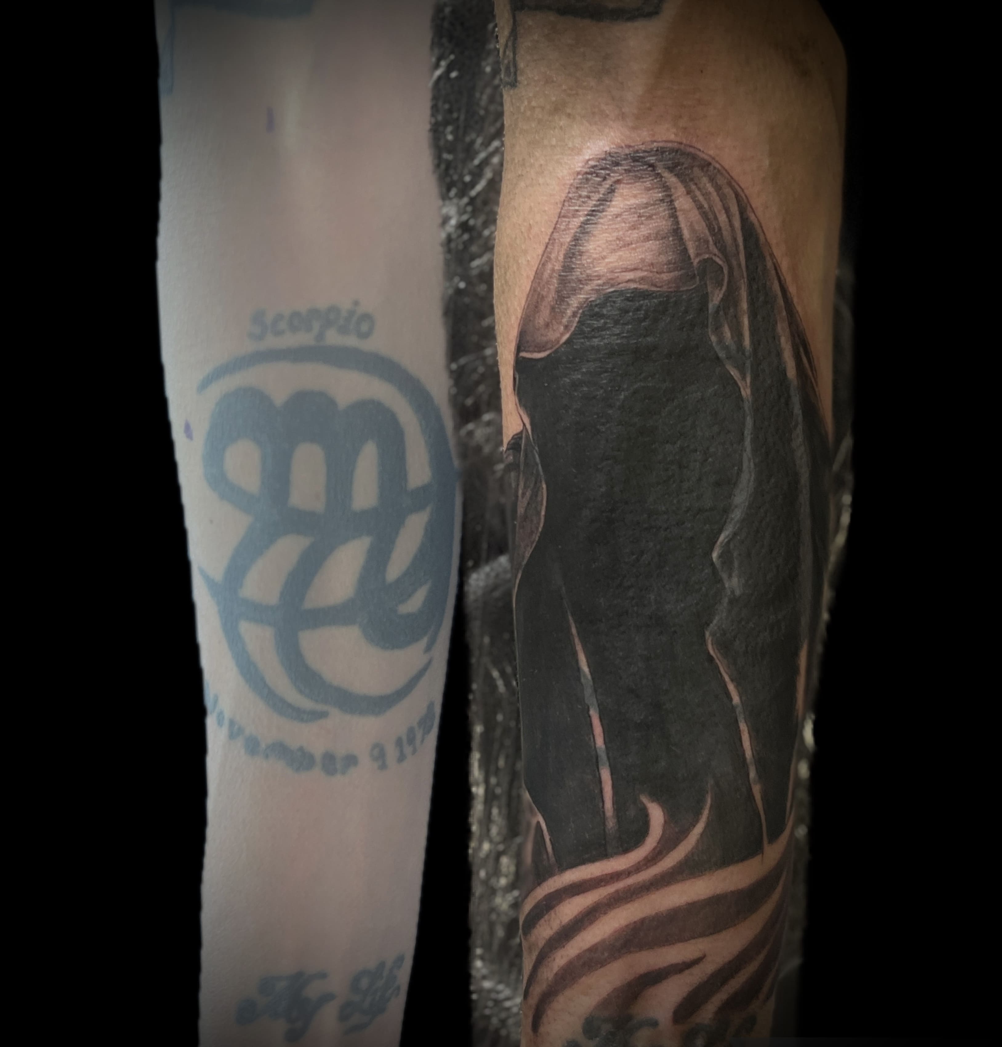 Hooded Coverup Tattoo